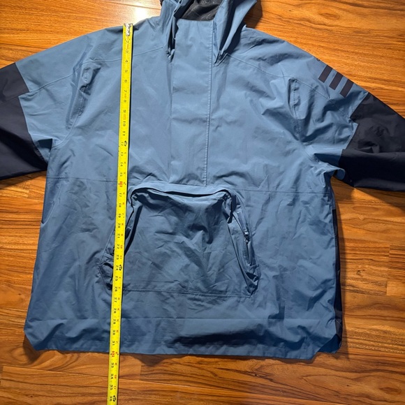 Adidas Primegreen Hooded Anorak Jacket Men’s 2XL Pullover Windbreaker - Picture 11 of 12